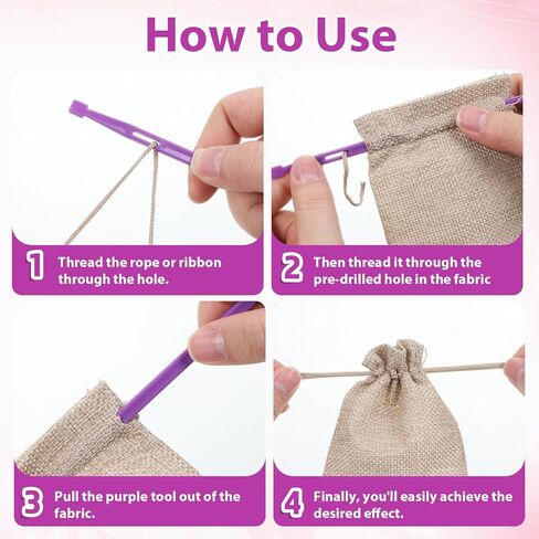5 PCS that Purple Thang Sewing Tools, Sewing Notions Accessories Multifunctional Sewing Supplies Bodkin Sewing Tool for Quilting Supplies Sewing Craft Projects in Kuwait