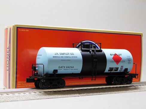 ليونيل JR SIMPLOT 40' Tank CAR #64244 O Gauge Train CAR 2542401 in Kuwait