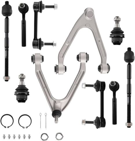 Front Upper Control Arms Tie Rod And Sway Bar Links Compatible With H3 H3T 2007 2008 2009 2010 in Kuwait