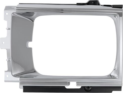 ALMULOO LH غطاء غطاء المصباح الأمامي متوافق مع 1984-1986 Toyota 4Runner SR5 Turbo Pickup بديل لـ 5313289105 TO2512102 بلاستيك (ABS) كروم + فضي مطلي + الجانب الأيسر الأسود in Kuwait