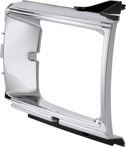ALMULOO LH غطاء غطاء المصباح الأمامي متوافق مع 1984-1986 Toyota 4Runner SR5 Turbo Pickup بديل لـ 5313289105 TO2512102 بلاستيك (ABS) كروم + فضي مطلي + الجانب الأيسر الأسود in Kuwait