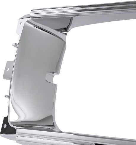 ALMULOO LH غطاء غطاء المصباح الأمامي متوافق مع 1984-1986 Toyota 4Runner SR5 Turbo Pickup بديل لـ 5313289105 TO2512102 بلاستيك (ABS) كروم + فضي مطلي + الجانب الأيسر الأسود in Kuwait
