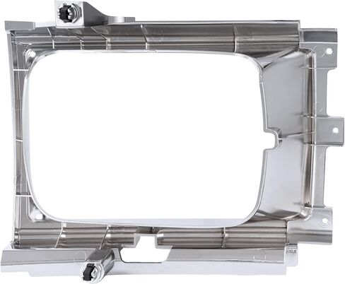 ALMULOO LH غطاء غطاء المصباح الأمامي متوافق مع 1984-1986 Toyota 4Runner SR5 Turbo Pickup بديل لـ 5313289105 TO2512102 بلاستيك (ABS) كروم + فضي مطلي + الجانب الأيسر الأسود in Kuwait