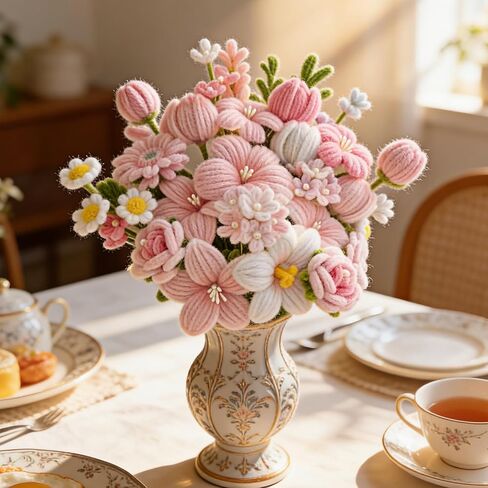 White Flower Stamens 2000Pcs (5 Bundles of 400), 2.3 Inch Cotton Stamens for Flower Making, Bulk Stamens for Wedding Bouquets, Sugar Flowers, DIY Floral Arrangements, Artificial Flower Centers in Kuwait