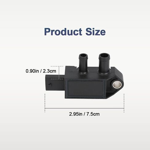 Exhaust Pressure Sensor Compatible with 2021-2023 Ford Bronco, 2020-2023 Escape Replacement for JX7A-5L200-AD JX7A-5L200-AB JX7A-5L200-AC JX7A5L200AC JX7A5L200AD JX7Z-5L200-A JX7Z5L200A in Kuwait