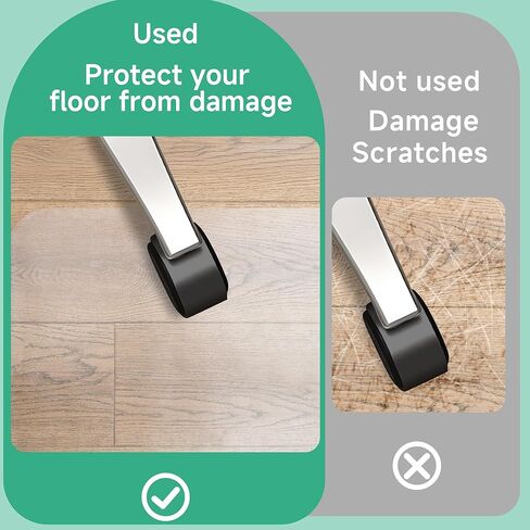 NATRKE Clear Chair Mat for Hardwood Floor, 36" × 48" Office Chair Mat Transparent Floor Mat with Non-Slip Frosted Back, Heavy Duty PVC Protector Mat for Home, Office & Tile Floors in Kuwait