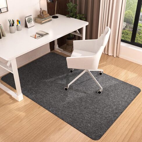 Placoot Desk Chair Mat for Hardwood Floor & Tile 55"x35" Office Chair Mat for Rolling Chairs Large Anti-Slip-Recyclable Material Computer Chair Mat Rug for Office/Home in Kuwait