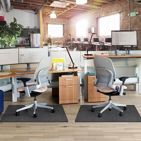 Placoot Desk Chair Mat for Hardwood Floor & Tile 55"x35" Office Chair Mat for Rolling Chairs Large Anti-Slip-Recyclable Material Computer Chair Mat Rug for Office/Home in Kuwait