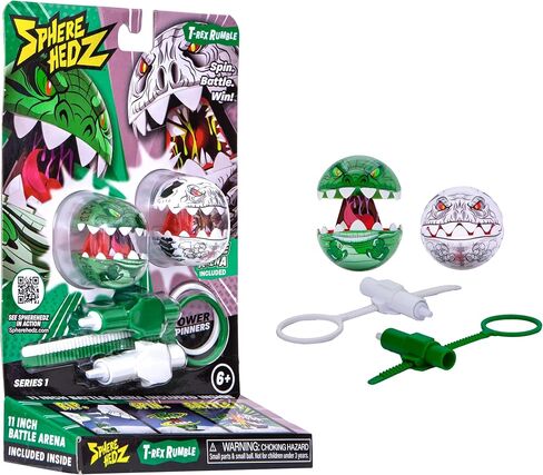 SphereHedz Galactic Duel Play Set with Battle Arena - 2 Collectible Transforming Battle Characters with Surprise Designs and Power Spinners, Repeat Action Game Play Toy, Spinning Top for Kids 6+ in Kuwait