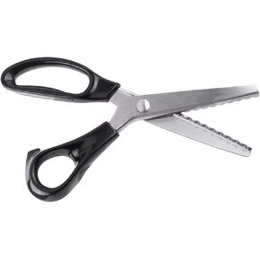 Pinking Shears, Stainless Steel Blades, Round and Edge Scissors for Dressmaking and Home Sewing Projects (3mm) in Kuwait