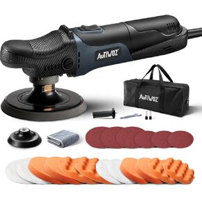 AUTIWOZ Car Polisher Buffer, 4 Inch/5 Inch Rotary Car Buffer Polisher 6 Variable Speed 2500-4500rpm, Polishing for Car Detailing Boat Sanding Polishing and Waxing, W04 in Kuwait