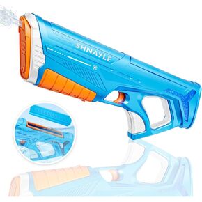 Electric Water Gun for Pool, USB-C Charging Port Fast Fill Water, Powerful Automatic Squirt Gun, High Powered Long Range Shooting Blasts, Strongest Auto Water Blaster, Pool Toy (Blue) in Kuwait