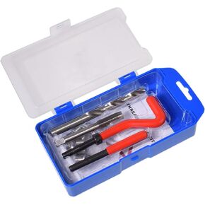 M12 X 1.25 Thread Repair Kit, Metric Helicoil Kit with HSS Drill Bit, 10PC Wire Thread Inserts in Kuwait
