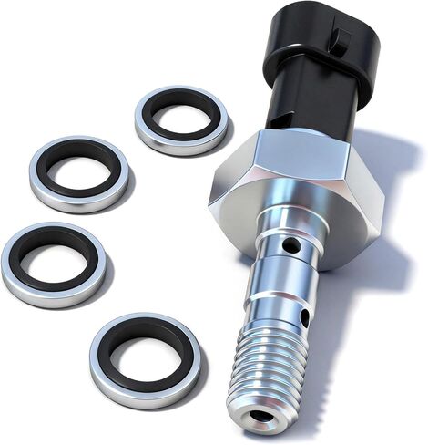 Brake Pressure Switch Replace for Polaris 4014262 791071 4081117 Model Compatible with Polaris Ranger XP 1000,RZR Turbo, Ace 150, RZR 570 900 1000 XP Turbo, Sportsman 570 with 4 Pcs Line Seal in Kuwait