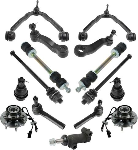 Front Control Arm Ball Joint Sway Bar Tie Rod Hub Steering Suspension Kit 15pc 15 Piece for GMC,for Chevy,for Cadillac in Kuwait