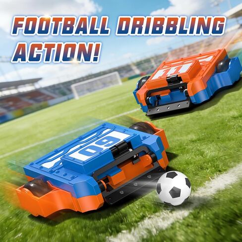 Remote Control Battle Robots Soccer Robot Game Set for Kids, 2-Player RC Football Robots Table Game with 2 Balls & 2 Goals, Fighting Robot STEM Toy Birthday Gift for Boys and Girls Age 5 & Up in Kuwait