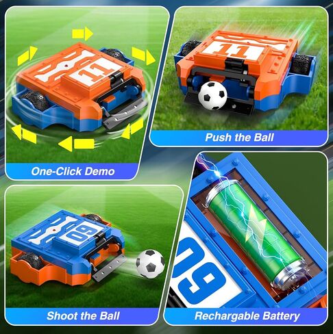 Remote Control Battle Robots Soccer Robot Game Set for Kids, 2-Player RC Football Robots Table Game with 2 Balls & 2 Goals, Fighting Robot STEM Toy Birthday Gift for Boys and Girls Age 5 & Up in Kuwait