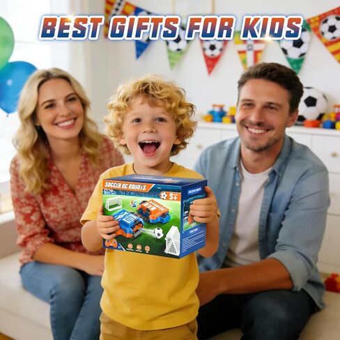Remote Control Battle Robots Soccer Robot Game Set for Kids, 2-Player RC Football Robots Table Game with 2 Balls & 2 Goals, Fighting Robot STEM Toy Birthday Gift for Boys and Girls Age 5 & Up in Kuwait