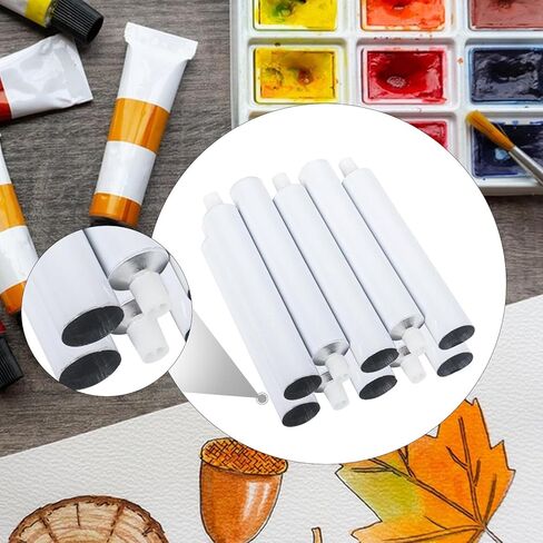 SM SunMix 10 قطع أنابيب طلاء ألومنيوم فارغة 10 مل تخزين أنابيب معجون الأسنان القابلة لإعادة الملء برطمان قابل للعصر لصلصة كريم اليد الغواش in Kuwait