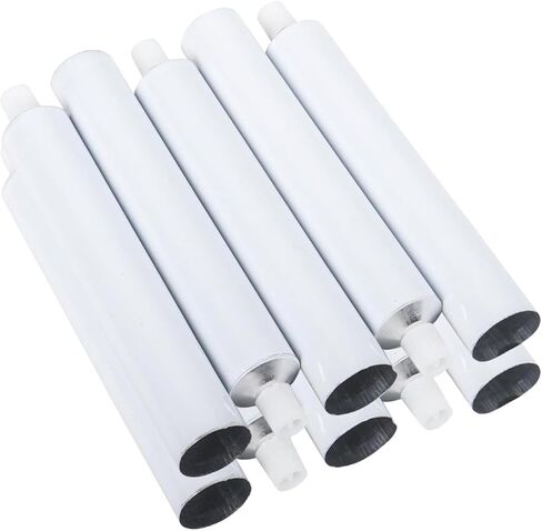 SM SunMix 10 قطع أنابيب طلاء ألومنيوم فارغة 10 مل تخزين أنابيب معجون الأسنان القابلة لإعادة الملء برطمان قابل للعصر لصلصة كريم اليد الغواش in Kuwait