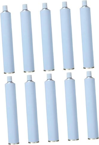 10Pcs Empty Oil Paint Tubes 60ml Metal Toothpaste Tubes for Cosmetic Samples Toiletry in Kuwait