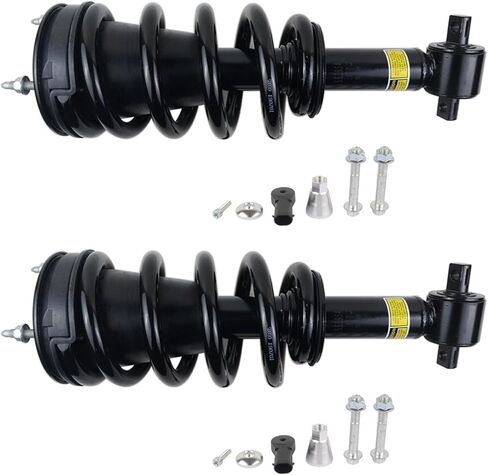 Pair Front Suspension Shock Absorber Assembly With EBM/Bypas 20810270 Compatible For Cadillac Escalade 2007-2014 Compatible For GMC Yukon 2007-2014 in Kuwait