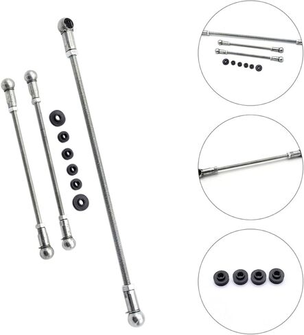 VALICLUD Car Gear Linkage Seal Kit 3pcs Set Vehicle Gear Push Connecting Rods Replacement for Compact Car Transmission Linkage Automotive Repair in Kuwait