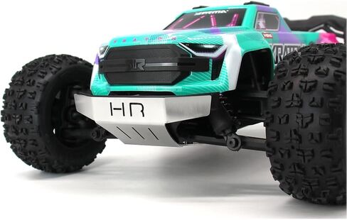 Hot Racing AMN311K Front Stainless Steel Skid Plate Bumper Upgrade Chassis Guard - fits Arrma MINI Kraton 4X4 1/16 Scale in Kuwait