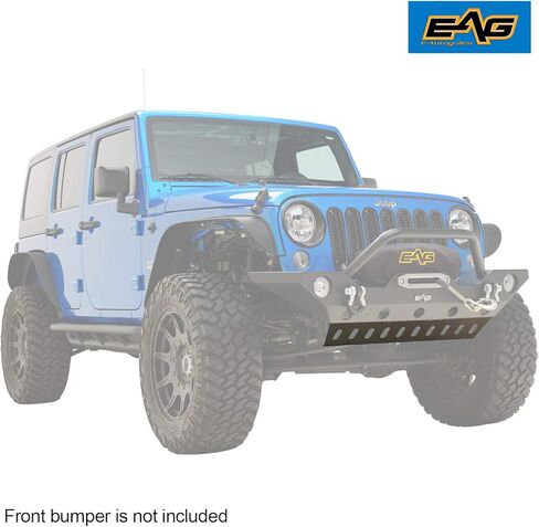 EAG Skid Plate Fit for Bumper JJKFB001 JJLFB015_JK Fit for 07-18 Wrangler JK in Kuwait