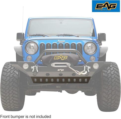 EAG Skid Plate Fit for Bumper JJKFB001 JJLFB015_JK Fit for 07-18 Wrangler JK in Kuwait