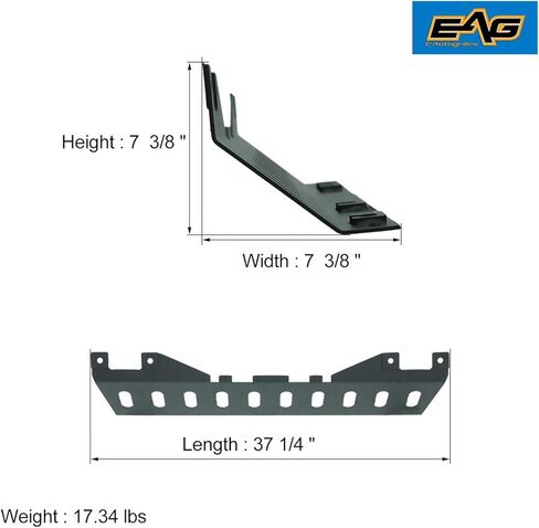 EAG Skid Plate Fit for Bumper JJKFB001 JJLFB015_JK Fit for 07-18 Wrangler JK in Kuwait