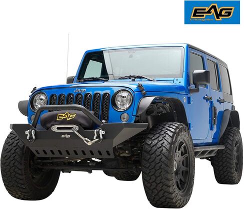 EAG Skid Plate Fit for Bumper JJKFB001 JJLFB015_JK Fit for 07-18 Wrangler JK in Kuwait