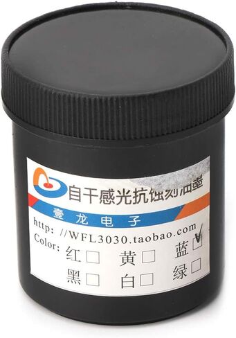 Photoresist Anti Etching Blue Paint for Metal Resistance Room Temperature Drying 100g in Kuwait