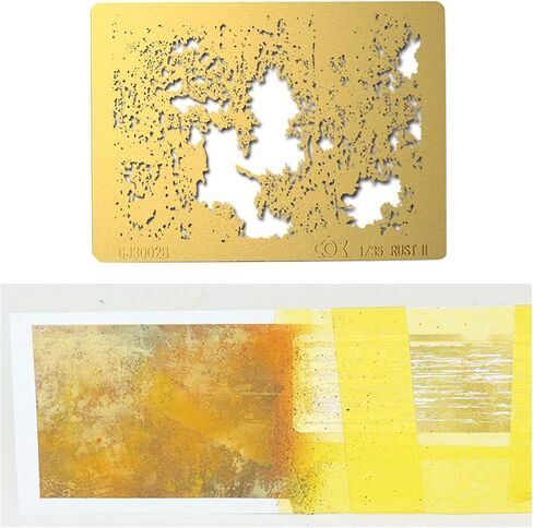 2x Model Painting Tools Stenciling Template Stencil Building Hobby Crafting in Kuwait
