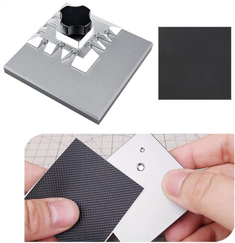 Luocute Metal Etching Sheet Bender, Rotatable Plate with 4 Adjustable Sides for Multi Angle Bending, Bending Vise Craft Tools for Z Shaped U Shaped Parts Model Craft Hobby DIY in Kuwait