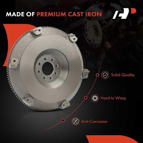 A-Premium Clutch Flywheel Compatible with Dodge Challenger 2009-2021 5.7L 6.1L 6.2L 6.4L, Manual Trans., 8 Bolt Holes, 131 Teeth, Replace# 05038113AC, 5038113AD in Kuwait