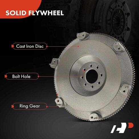 A-Premium Clutch Flywheel Compatible with Dodge Challenger 2009-2021 5.7L 6.1L 6.2L 6.4L, Manual Trans., 8 Bolt Holes, 131 Teeth, Replace# 05038113AC, 5038113AD in Kuwait