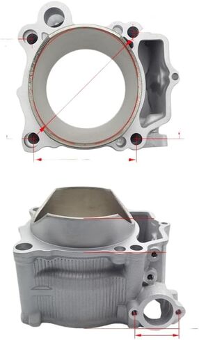 كتلة اسطوانة المحرك 95 مللي متر 2S2-11311-11-00 متوافقة مع ياماها YZ450F WR450F YFZ450R YFZ450X دراجة نارية ATV in Kuwait