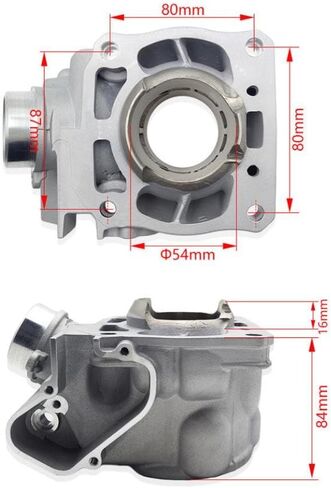 Air Cylinder Block Compatible With YZ125 2005–2021 YZ125X 2020–2022 54mm 2-Stroke Engine 1C3-11311-21-00 in Kuwait