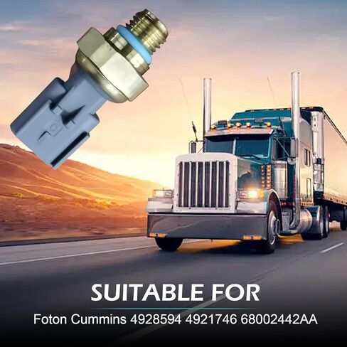 مستشعر ضغط الزيت، 4928594 4921746 68002442AA مستشعر محرك Foton Cummins مع حلقة مطاطية مانعة للتسرب، ملحقات تعديل قياسية 3 دبابيس مقاومة لدرجات الحرارة العالية (متعددة الألوان) in Kuwait