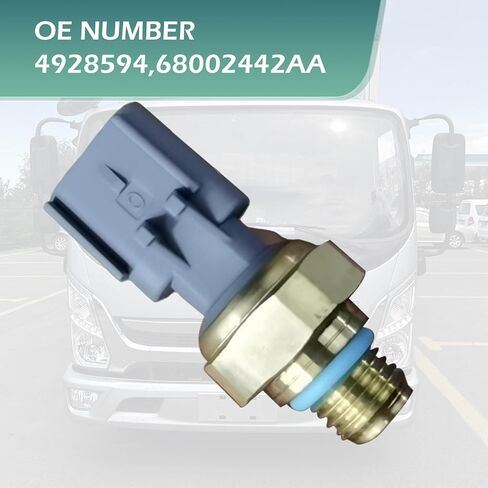 مستشعر ضغط الزيت، 4928594 4921746 68002442AA مستشعر محرك Foton Cummins مع حلقة مطاطية مانعة للتسرب، ملحقات تعديل قياسية 3 دبابيس مقاومة لدرجات الحرارة العالية (متعددة الألوان) in Kuwait