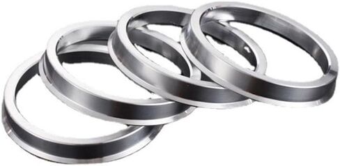 Aluminum Alloy Hub Centric Rings Spacer Set, OD 70.5mm (2.78in) x ID 66.1mm (2.60in), 10mm Thick, Precision Fit to Reduce Steering Vibrations, 4 Pack for Car and Truck Wheels in Kuwait