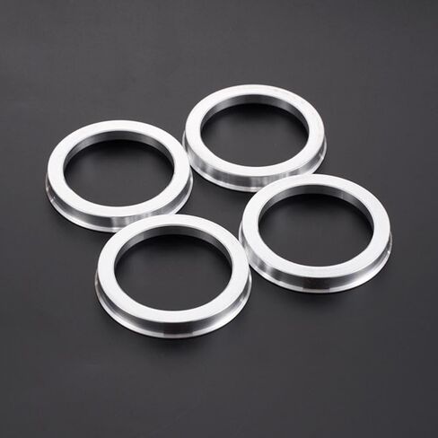 Aluminum Alloy Hub Centric Rings Spacer Set, OD 70.5mm (2.78in) x ID 66.1mm (2.60in), 10mm Thick, Precision Fit to Reduce Steering Vibrations, 4 Pack for Car and Truck Wheels in Kuwait