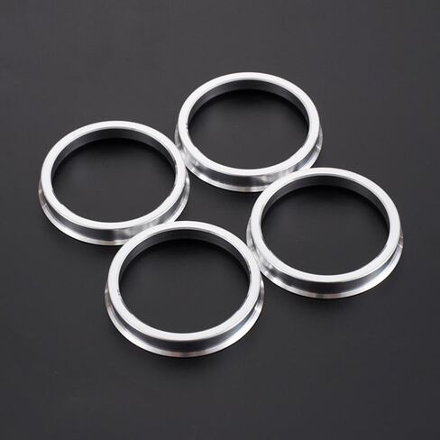 Aluminum Alloy Hub Centric Rings Spacer Set, OD 70.5mm (2.78in) x ID 66.1mm (2.60in), 10mm Thick, Precision Fit to Reduce Steering Vibrations, 4 Pack for Car and Truck Wheels in Kuwait