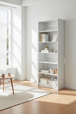 32" White Wood Walk in Closet with Five Shelves in Kuwait