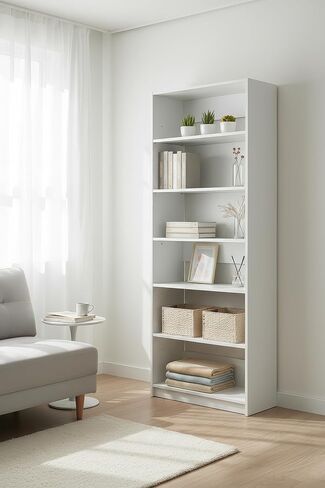 32" White Wood Walk in Closet with Five Shelves in Kuwait