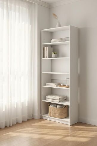 32" White Wood Walk in Closet with Five Shelves in Kuwait