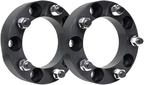 2pcs 5x139.7 CB 108mm Hub Centric Black Forged Wheel Spacer Adapter T6-7075 Hubcentric Compatible For Suzuki Jimny 25/30/35/40/50mm(2pcs 25mm) in Saudi Arabia