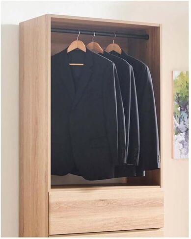 HomeStock Oak Walk-in Closet System with Drawers - 32 Inch Wide in Kuwait
