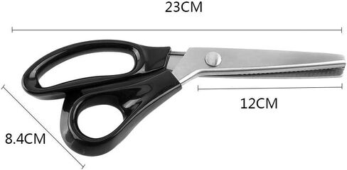 Sewing Scissors, Fabric Decorative Triangle Pinking Shears 3mm Sewing Pinking Shears in Kuwait